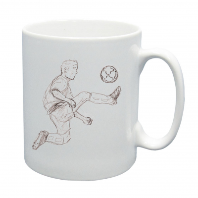 Football Icons Skribble Mug - Dennis Bergkamp